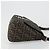 FENDI Zucca Canvas Mamma Baguette Shoulder Bag Black Brown Auth BA13529V Marrone Nero - vista 3