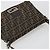 FENDI Zucca Canvas Mamma Baguette Shoulder Bag Black Brown Auth BA13529V Marrone Nero - vista 6