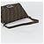 FENDI Zucca Canvas Mamma Baguette Shoulder Bag Black Brown Auth BA13529V Marrone Nero - vista 7