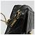 CHANEL Bolso de Hombro con Cadena de Piel de Cordero Negro y Oro Matelasse CC Auth yk20568SAV Dorado - vista 10