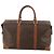 Céline Borsa Boston CELINE in tela Macadam PVC Pelle Marrone Oro Auth 183443 D'oro - vista 2