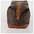 Céline Borsa Boston CELINE in tela Macadam PVC Pelle Marrone Oro Auth 183443 D'oro - vista 3