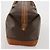Céline Borsa Boston CELINE in tela Macadam PVC Pelle Marrone Oro Auth 183443 D'oro - vista 4