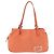 FENDI Tote Bag Baumwolljersey Orange Silber Auth 188926 - Ansicht 13