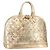 LOUIS VUITTON Borsa Monogram Miroir Alma MM Gold Dore M93624 LV Auth 188794A D'oro