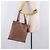 Borsa a Mano LOEWE Anagram in Pelle Rosa Oro Auth ka4908 D'oro - vista 22