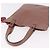 Borsa a Mano LOEWE Anagram in Pelle Rosa Oro Auth ka4908 D'oro - vista 6