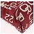 CHANEL Bysy Line Clutch Canvas Rot Silber CC Authentisch 188217 - Ansicht 11