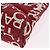 CHANEL Bysy Line Clutch Canvas Rot Silber CC Authentisch 188217 - Ansicht 12