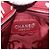 CHANEL Bysy Line Clutch Canvas Rot Silber CC Authentisch 188217 - Ansicht 13