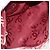 CHANEL Bysy Line Clutch Canvas Rot Silber CC Authentisch 188217 - Ansicht 14