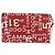 CHANEL Bysy Line Clutch Canvas Rot Silber CC Authentisch 188217 - Ansicht 3