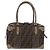 FENDI Boston Bag Zucca Canvas Schwarz Braun Auth 188433 - Ansicht 13