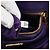 Borsa Miu Miu in pelle 2way Viola Oro Auth BA13576V D'oro Porpora - vista 12