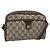 Borsa GUCCI GG Supreme Web Sherry Line in PVC Beige Oro 116 02 089 Auth 187415 D'oro