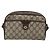 Borsa GUCCI GG Supreme Web Sherry Line in PVC Beige Oro 116 02 089 Auth 187415 D'oro - vista 13
