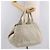 PRADA Canapa MM Handtasche Canvas Grau Gold Auth ka4948 Braun Golden - Ansicht 25
