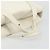 Borsa CHANEL V Stitch in pelle di agnello bianca argento CC Auth BA13606V Bianco - vista 7