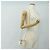CHANEL Matelasse Chain Vanity Bag aus Lammleder Weiß Gold CC Authentisch 188894SAM Golden - Ansicht 29