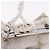 CHANEL Matelasse Chain Shoulder Bag Bore White Silver CC Auth 187487SAM Argento Bianco - vista 18
