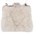 CHANEL Matelasse Chain Shoulder Bag Bore White Silver CC Auth 187487SAM Argento Bianco - vista 2