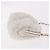 CHANEL Matelasse Chain Shoulder Bag Bore White Silver CC Auth 187487SAM Argento Bianco - vista 3