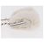 CHANEL Matelasse Chain Shoulder Bag Bore White Silver CC Auth 187487SAM Argento Bianco - vista 4
