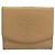 Cartera Bifold CHANEL en Piel Caviar Beige Oro CC Auth 187885 Dorado - vista 13