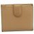 Cartera Bifold CHANEL en Piel Caviar Beige Oro CC Auth 187885 Dorado - vista 2