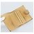 Cartera Bifold CHANEL en Piel Caviar Beige Oro CC Auth 187885 Dorado - vista 9