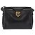 Céline CELINE Schultertasche aus Leder Schwarz Gold Auth 187456 Golden - Ansicht 13