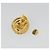 Orecchini CHANEL Metallo Tonalità Oro CC Auth BA13635 - vista 6
