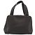 Bolso PRADA de cuero marrón oscuro plata fm5374 - vista 13