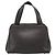 Bolso PRADA de cuero marrón oscuro plata fm5374 - vista 2