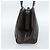 Bolso PRADA de cuero marrón oscuro plata fm5374 - vista 3