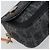 Pochette da viaggio Christian Dior Trotter Canvas Nero Argento Auth 186406 - vista 14