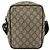 Borsa a tracolla GUCCI GG Supreme PVC Beige Argento 101680 Auth hk3789 - vista 2