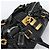 Chloé Borsa Chloe Paddington in pelle nera oro argento autenticata am11929M Nero D'oro - vista 6
