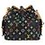 LOUIS VUITTON Monogram Multicolor Petit Noe Bag Black M42230 LV Auth mr2527SAV Schwarz - Ansicht 2