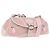 Borsa a Spalla Christian Dior Trotter Canvas Rosa Argento Auth BA13589A