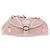 Borsa a Spalla Christian Dior Trotter Canvas Rosa Argento Auth BA13589A - vista 13