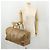 Céline Borsa Boston CELINE Macadam Canvas PVC Beige Oro Auth gh2046 D'oro - vista 24