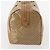 Céline Borsa Boston CELINE Macadam Canvas PVC Beige Oro Auth gh2046 D'oro - vista 3