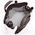 Dior Borsa Tote Crossbody Normandie in pelle di vitello Medium Marrone - vista 7