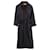 Yves Saint Laurent Manteau en laine Saint Laurent Rive Gauche Paris avec bordure en velours – '70s Gris Bordeaux  - vue 1