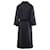 Yves Saint Laurent Manteau en laine Saint Laurent Rive Gauche Paris avec bordure en velours – '70s Gris Bordeaux  - vue 3