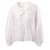 Blouse en soie transparente Yves Saint Laurent Rive Gauche Écru  - vue 1