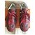 Hermès Boomerang Sneakers Pelle Bordeaux Blu 39.5 Bianco Bordò Blu scuro - vista 2