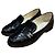 Chanel Mocassini in vernice nera CC Nero