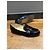 Chanel Mocassini in vernice nera CC Nero - vista 10